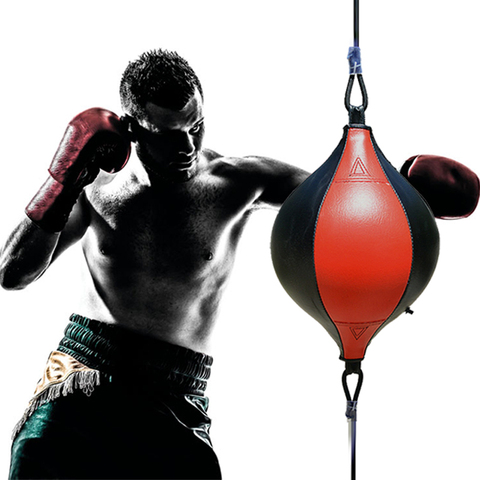 Punching Ball PU Pear Boxing Bag Reflex Speed Balls Muay Thai Punch Boxe MMA Fitness Sports Equipment Training Adults Inflatable ► Photo 1/6