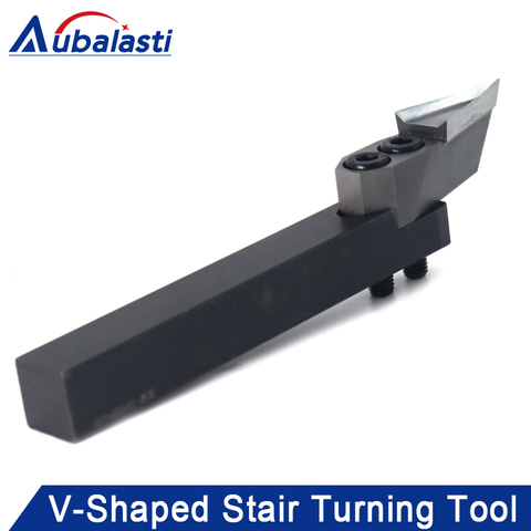 CNC Turning Tool WoodWorking Turning Tool Lathe Tool Set Alloy Cylindrical Turning Tool V-type Stair Turning Tool ► Photo 1/6