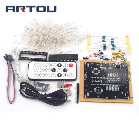 Light Cube Kit Guangzhou Tower Small Lumbar LED Light MCU Music Spectrum Electronic DIY Production Parts ► Photo 1/6