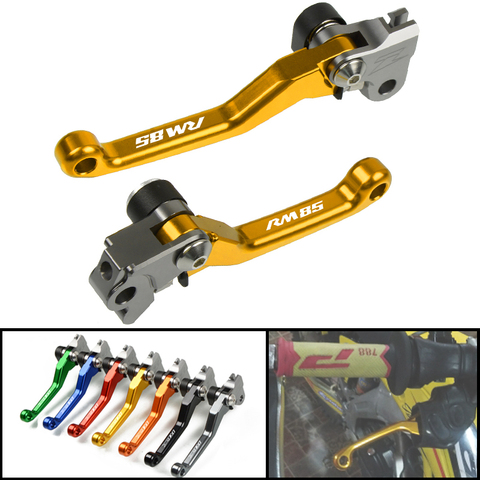 For Suzuki RM85 RM125 RM250 rm 85 125 250 Motorcycle DirtBike Brake Clutch Levers Pivot handle lever RMX250S 1993 1994 1995 1996 ► Photo 1/6