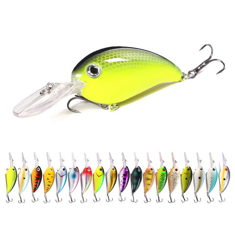 10CM-14G Crank Fishing Lure Wobbler Artificial plastic Hard Bait Trout Crankbait Bass Pike Japan Fishing Tackle Dving 1.0-2.5M ► Photo 1/6