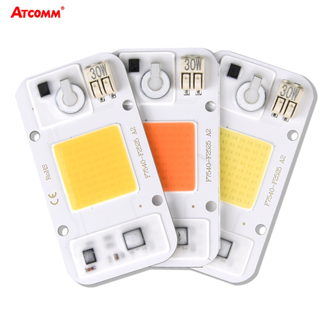 LED Chip Matrix AC 220V High Power 20W 30W 50W COB Chip LED Lamp No Need Driver for Flood Light Spotlight Outdoor DIY Lighting ► Photo 1/6