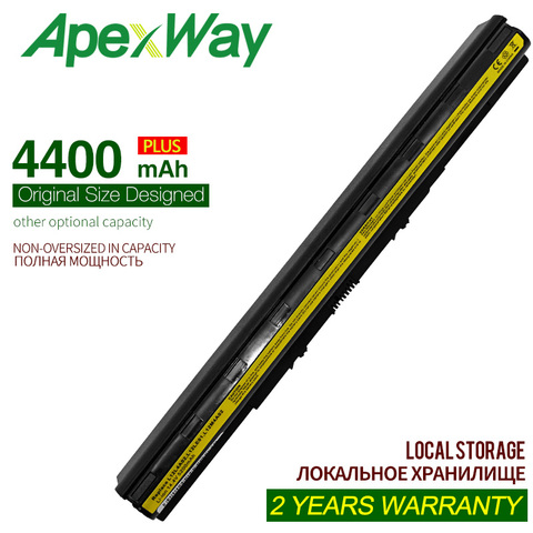 ApexWay 4400mAh 8C l12m4e01 battery for lenovo g505s z50-70 g50-45 g500s ideapad z710 L12L4A02 L12M4A02 L12M4E01L12S4A02 ► Photo 1/6