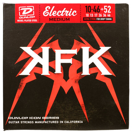 Dunlop KKN1052 Kerry King Icon Series Signature Electric Guitar Strings, Medium, .010-.052, 7 Strings/Set ► Photo 1/1