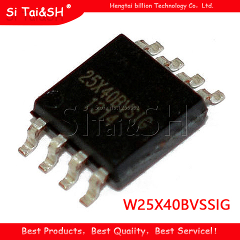 10pcs/lot W25X40BVSSIG SOP-8 W25X40 SOP 25X40BVSIG SMD 25X40 ► Photo 1/1