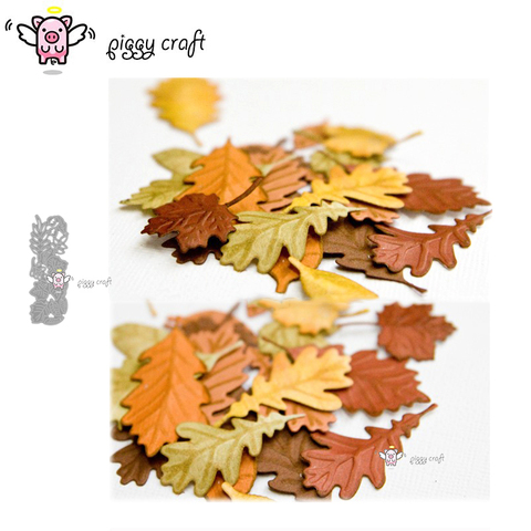 Piggy Craft metal cutting dies cut die mold Various leaves leaf shape Scrapbook paper craft knife mould blade punch stencils die ► Photo 1/4