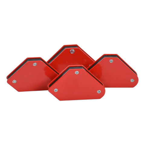 4pcs/Set Welding Magnet Magnetic Square Holder Arrow Clamp 45 90 135 Degrees 9LB Magnetic Clamp For Electric Welding Iron Tools ► Photo 1/6