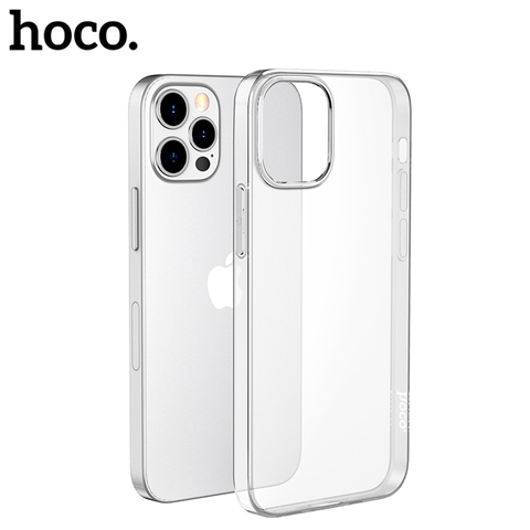 Hoco Transparent Silicone Phone Case For iPhone 11 12Pro Max 12 Mini Anti Shock Protective Cover For iPhone X XS MAX XR 7 8 Plus ► Photo 1/6