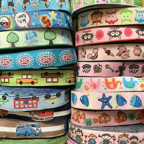 200 different Cartoon Ribbon wholesale 5/8