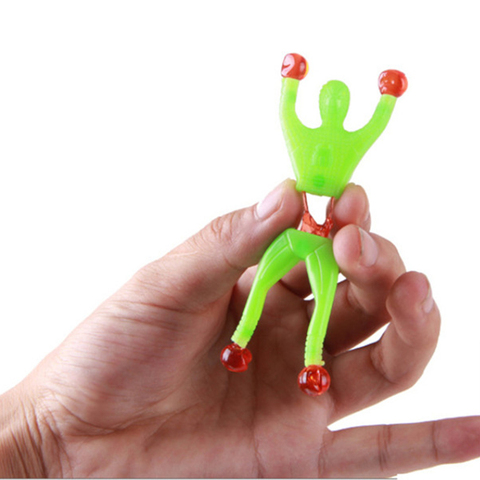 Wall Climbing Superman Simulation Person Toy Colourful Funny Viscosity Personage Random 10 Pcs New Prank Joke Toy & Hobbies ► Photo 1/6