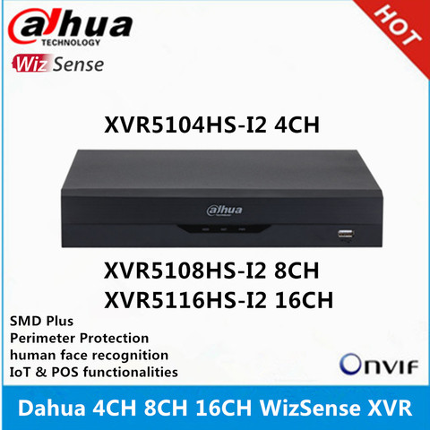 original Dahua XVR5104HS-X 4CH & XVR5108HS-X 8CH &XVR5116HS-X 16CH max support 6MP ip camera & 5mp hdcvi camera ► Photo 1/5