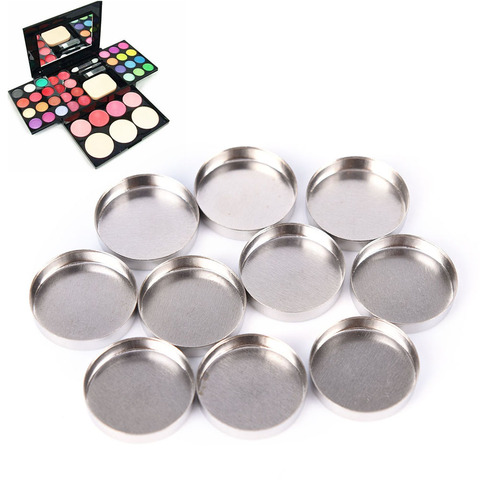 10pcs/lot Empty Aluminum Cases Pans For Eyeshadow Eye Shadow Palettes Dia 10mm ► Photo 1/5
