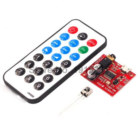 Bluetooth 5.0 Decoder Board DIY Lossless Audio Receiver Module Hi-fi Stereo support Remote Control ► Photo 1/4