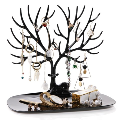 Jewelry Necklace Earring/Ring/Braclet Deer Stand Display Organizer Holder Show Rack  Gift Home Storage Decoration Jewelry Holder ► Photo 1/6