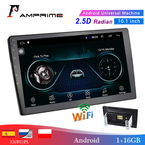 PODOFO Android 10.1 2+32G 7 Car Multimedia Player GPS 1 Din MP5