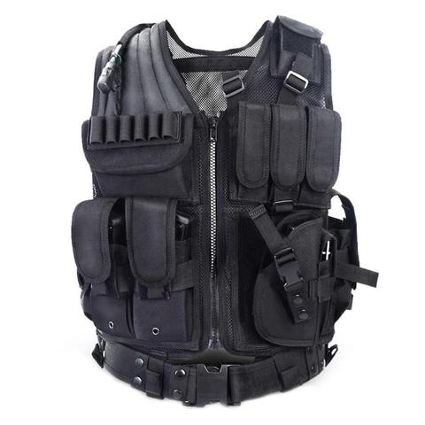 Adjustable Military Men's Tactical Camouflage Vest Outdoor Hunting CS Shooting Hunting Vest Clothing F4Z8 ► Photo 1/1