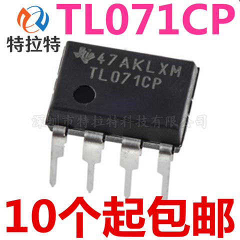 10pcs/lot TL071CP DIP8 TL071 DIP-8 071CP DIP TL071C New and Original IC Chipset ► Photo 1/1