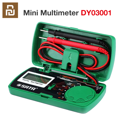 New Youpin Sata Multimeter Full Range Overload Protection AC and DC Voltage Mini Pocket Easy Measurement Measurable Continuity ► Photo 1/6