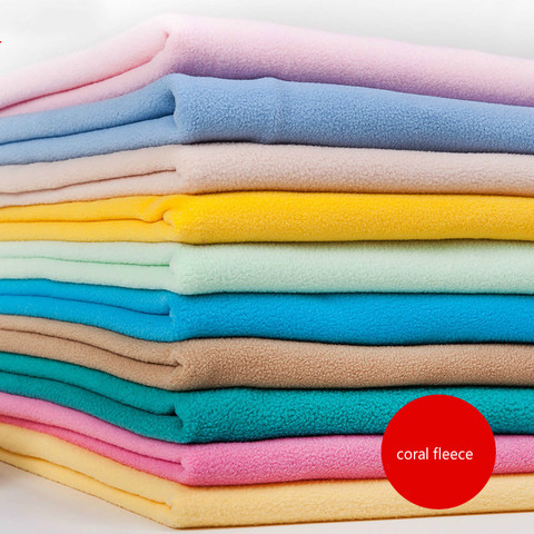 Polar fleece Cloth short hair coral fleece fabric For DIY clothing  handmade doll  fabric ► Photo 1/2