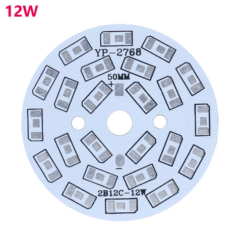 10PCS SMD5730 12W 9W 7W 5W 4W 3W 2W LED Aluminum Base Plate PCB Board Substrate DIY Cooling Heatsink for SMD5730 Bulb Light ► Photo 1/6