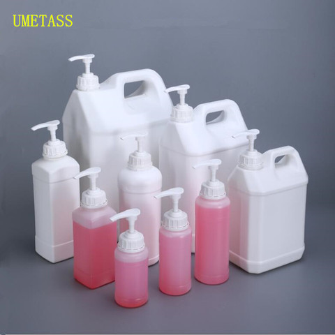 UMETASS Empty Cosmetic plastic shampoo bottle hair care oil bottle hand washing liquid body wash pump bottle 1PCS ► Photo 1/6