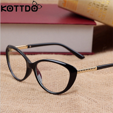 KOTTDO Retro Cat Eye Glasses Frame Optical Glasses Prescription Glasses Men Eyeglasses Frames Oculos De Grau Feminino Armacao ► Photo 1/6