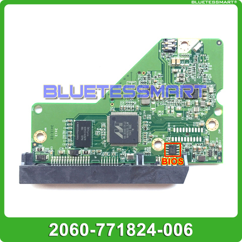 HDD PCB logic board 2060-771824-006 REV A for WD 3.5 SATA hard drive repair data recovery ► Photo 1/3