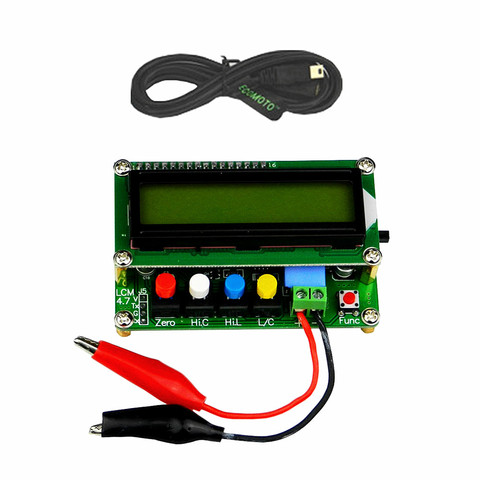 New LC-100A Digital L/C Inductance Capacitance Meter Range 0.01pF to 10uF LCD Display High Precision Meter ► Photo 1/5