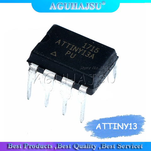 1PCS   ATTINY13A  ATTINY13A-PU ATTINY13  DIP-8 AVR microcontroller ► Photo 1/1