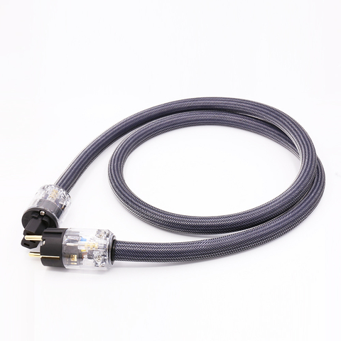 Hi-End 400 signature hifi audio US/EU power cord pure copper power cable P-029/P-029E power plug connector ► Photo 1/6