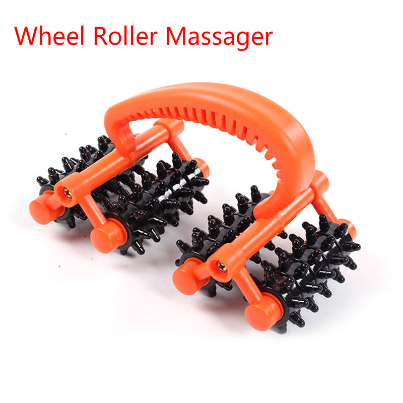 6-wheel Neck Massager Plastic Pressure Point Therapy Neck Massage Tools Neck  Massage Relieve Hand/Waist/Legs Roller Massage Tool - AliExpress