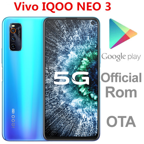 DHL Fast Delivery Vivo IQOO NEO 3 5G Cell Phone 48.0MP+8.0MP+2.0MP+16.0MP Snapdragon 865 Android 10.0 144HZ Screen 5G Phone ► Photo 1/1