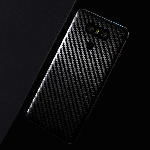 3D Carbon Fiber Skins Film Wrap Skin Phone Back Paste Sticker For LG V30 V40 G6 G7 Q Stylus+ Protective Film Sticker ► Photo 1/6