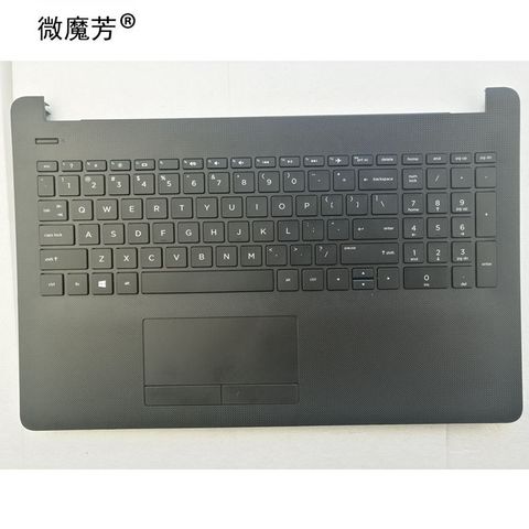 US laptop keyboard for HP 15-BS 15-CD 250 G6/255 G6/256 G6/TPN-C129/TPN- TPN-C129 PK132043A00 Palmrest Upper Cover With touchpad ► Photo 1/2