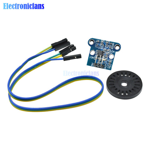 1 Set HC-020K Speed Measuring Sensor Module with Photoelectric Encoders 3Pin Female to Female Dupont Cable 4.5-5.5V for Arduino ► Photo 1/6