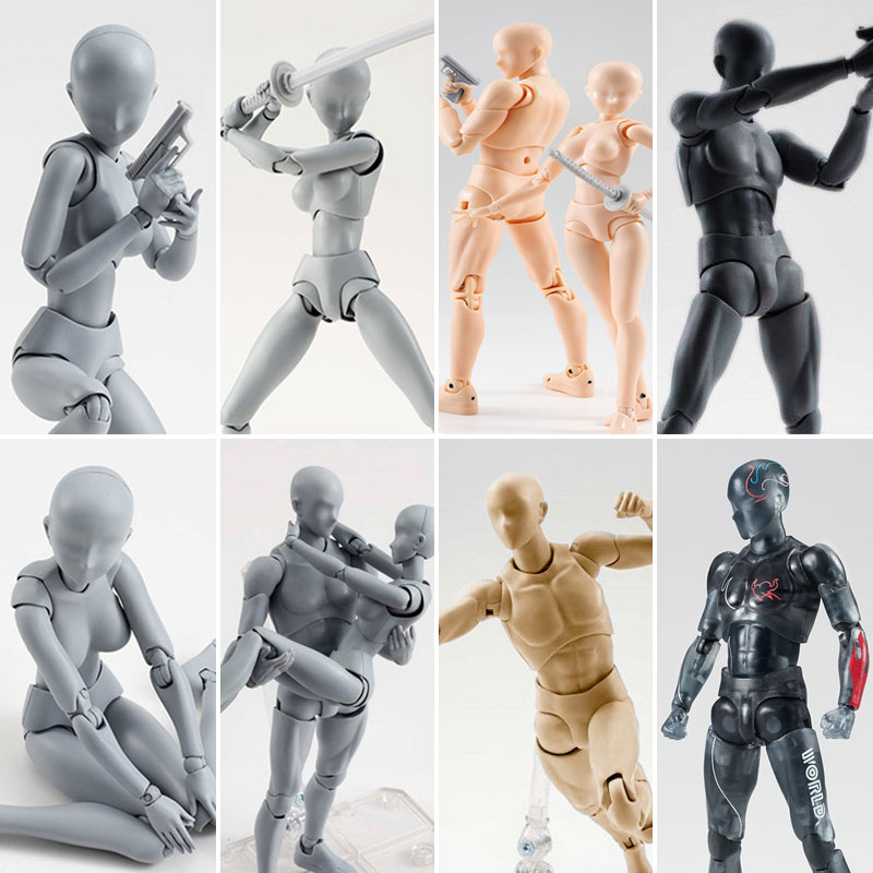 Figma She/he S.H.Figuarts SHF Body kun Body-Chan DX SET Action Figure Toy Doll 