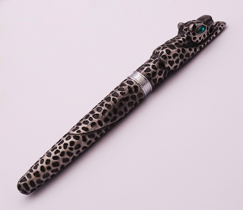 Luxury Jinhao Full Metal Gray Rollerball Pen Panther Cheetah Exquisite Advanced Collected Writing Gift Pen for Business Office ► Photo 1/1