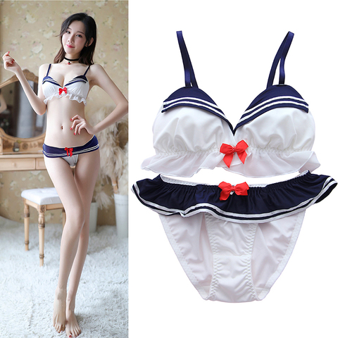 Anime Card Captor COS Sailor Moon Cute And Sexy Swminsuit Bikini Navy Style Underwear Sets Of Cosplay Costumes Party Outfit ► Photo 1/4