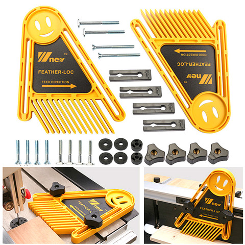 Multi-purpose Feather Loc Board Set Double Featherboards Miter Gauge for Woodworking Engraving Machine Slot DIY Tools ► Photo 1/6