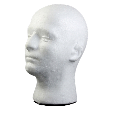 Male Mannequin Styrofoam Foam Professional Manikin Head Model Stand Wig Hair Glasses Hat Headset Headband Display Stand Rack ► Photo 1/6