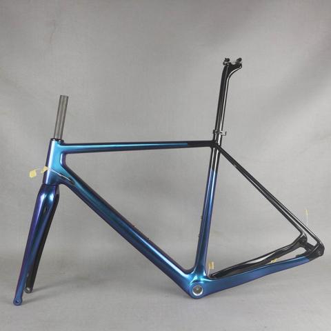 Chameleon Full Carbon Fiber Gravel Bicycle  Frame GR029 , Bicycle GRAVEL frame factory  CUSTOMIZED PAINT frame MEN frame ► Photo 1/6