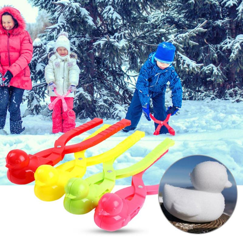 Cartoon Lovely Snowball Maker Clip Children Winter Outdoor Snow Mold Tool 