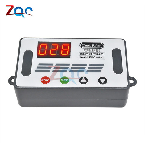 DC 6-30V Micro USB LED Display Automation Cycle Delay Timer Control Off Switch Delay Time Relay 6V 9V 12V 24V voltage protection ► Photo 1/6