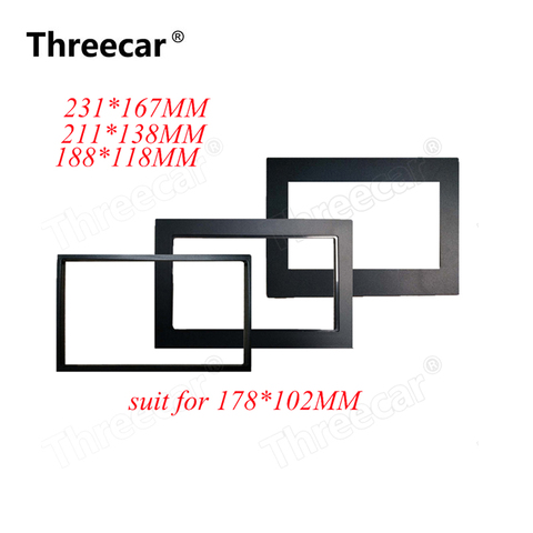 car frame for Universal 2 Din auto radio / android player Frame Retrofitting decorative framework 178 x 102mm panel ► Photo 1/6