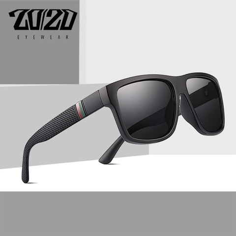 20/20 Brand Design Retro Polarized Sunglasses Men Driving Shades Male Vintage Square Sun Glasses For Men Oculos Eyeglasses PL363 ► Photo 1/6
