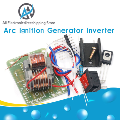 15KV High Frequency DC High Voltage Arc Ignition Generator Inverter Boost Step Up 18650 DIY Kit U Core Transformer Suite 3.7V ► Photo 1/6
