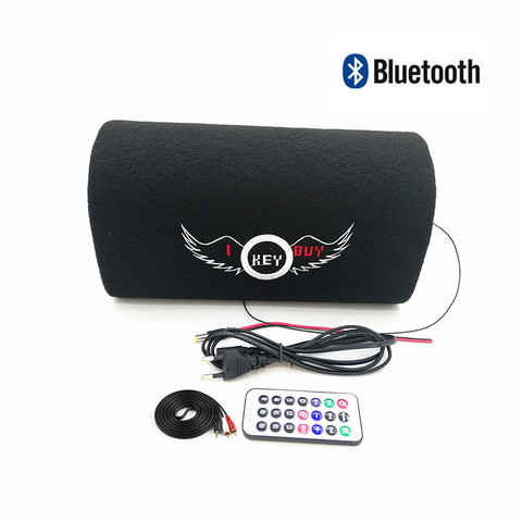 I KEY BUY 5 Inch 12V 220V Tunnel Bluetooth Car Audio Hifi Active Booster Speakers Subwoofer Auto Parts Free Shipping ► Photo 1/6