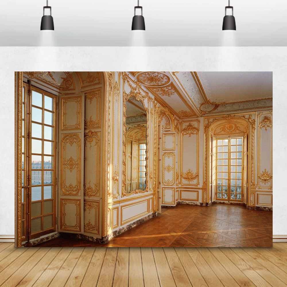 Laeacco Luxury Royal Palace Hall Mirror Wall Interior View Photography  Backdrops Vinyl Custom Photo Backgrounds For Photo Studio - Price history &  Review | AliExpress Seller - Laeacco Photography Backgrounds Store |  