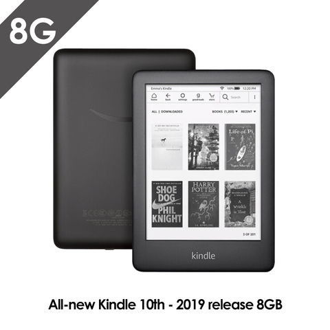 All-new Kindle Black 2022 version with a Built-in Front Light, Wi-Fi 8GB eBook e-ink screen 6-inch e-Book Readers ► Photo 1/5