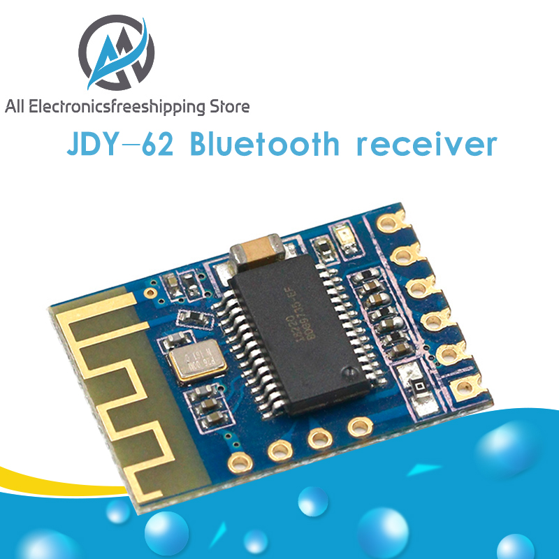 JDY-62 Mini BLE Bluetooth Stereo Audio Dual Channels Board High Low Level Module 
